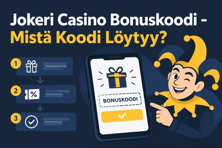 Jokeri Casino Bonuskoodi - Mistä Koodi Löytyy?