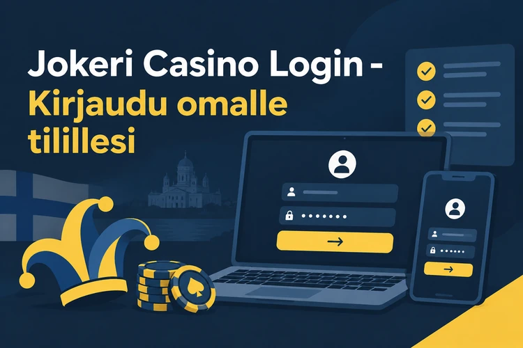 Jokeri Casino Login - Kirjaudu omalle tilillesi