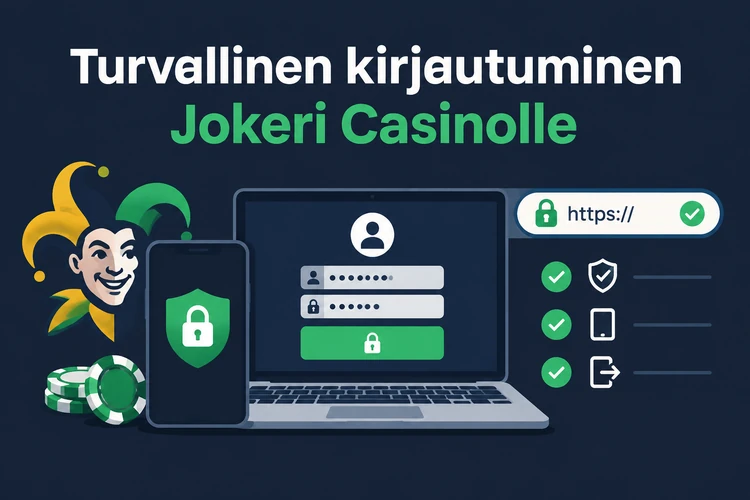 Jokeri Casino -kirjautuminen puhelimella